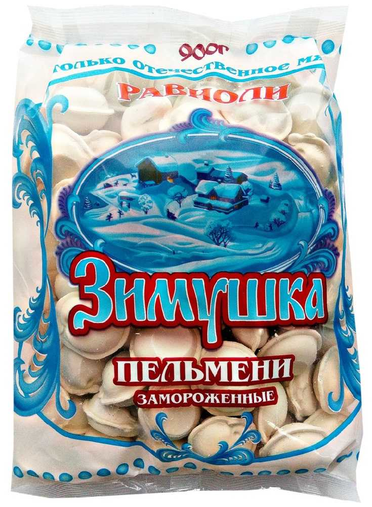 

Равиоли Зимушка с говядиной и свининой 500 г