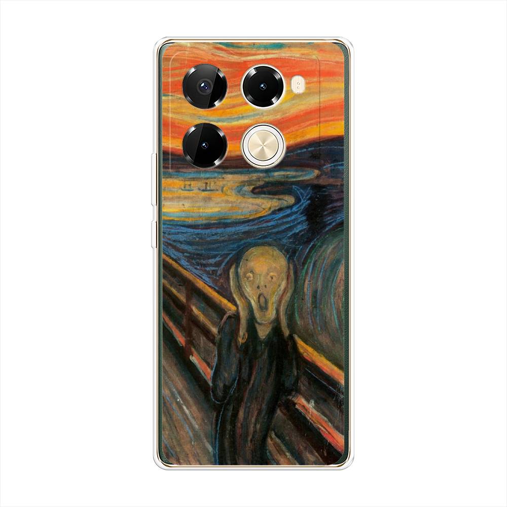

Силиконовый чехол "Крик" на Infinix Note 40 Pro 5G, Разноцветный