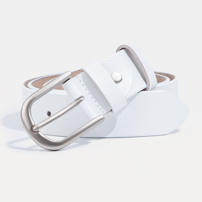 

Ремень женский NoBrand 9170883 белый, 110 см, 9170883