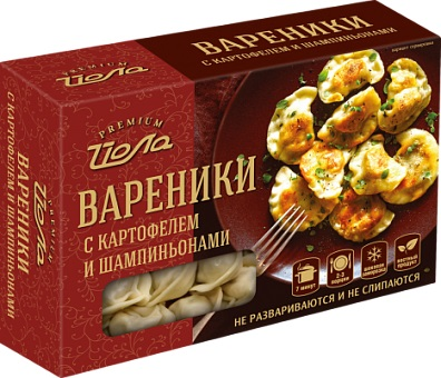 

Вареники Йола с картофелем и шампиньонами 450 г