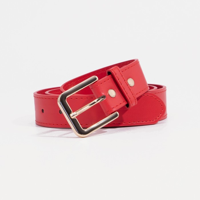 

Ремень женский NoBrand 9291594 красный, 115 см, 9291594