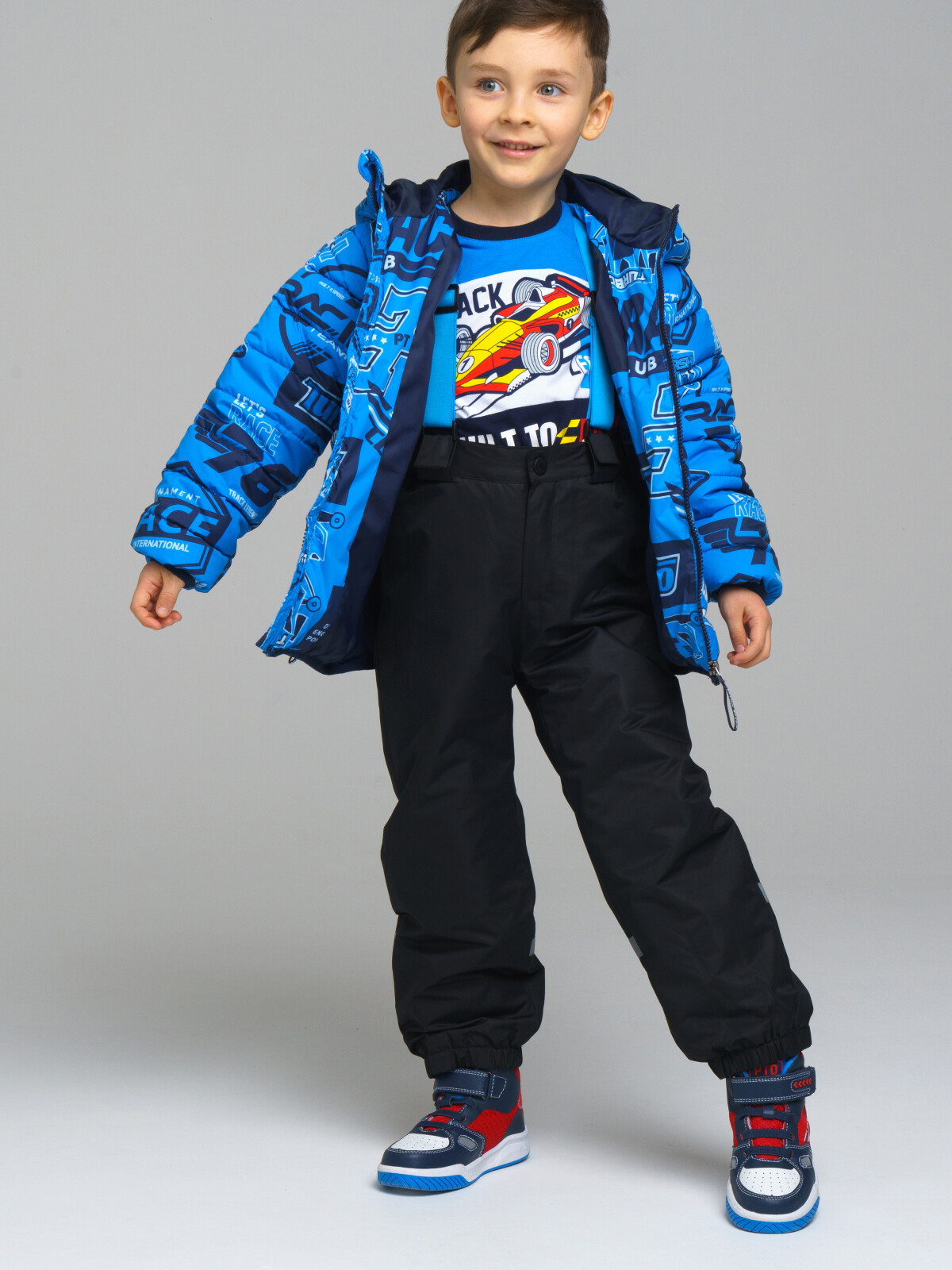 

Брюки детские PlayToday Kids 12312011, тёмно-синий, 104, Черный, 12312011