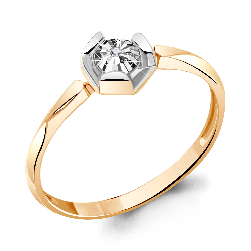 

Кольцо из красного золота с бриллиантом Aquamarine Aquamarine 963958к_585_кз р, 963958к_585_кз