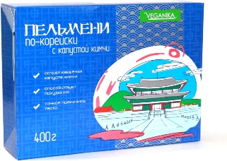

Пельмени Veganika По-корейски c кимчи 400 г