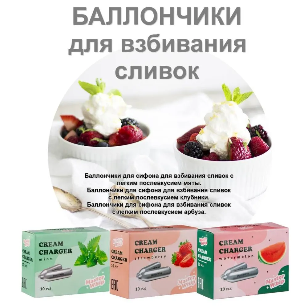 

Баллон для сифона MasterWhip 70086/70089/70090, Розовый, 70086/70089/70090