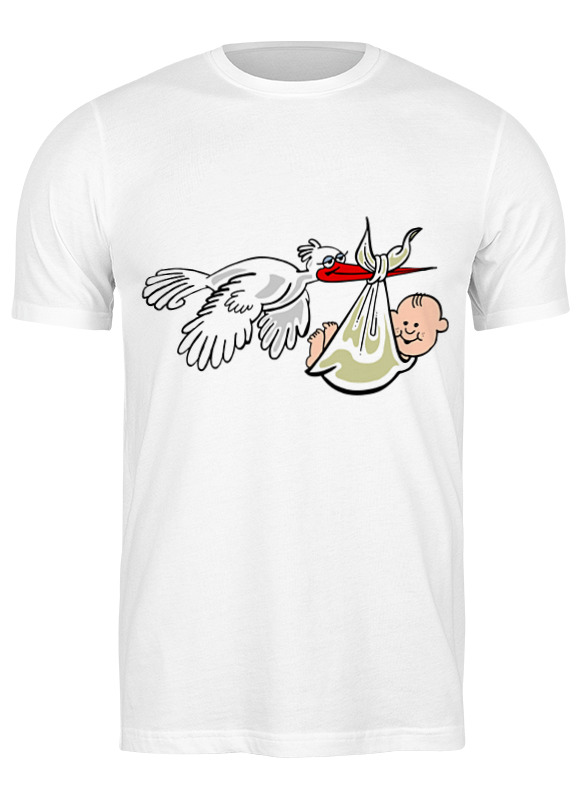 

Футболка мужская Printio Gift stork 3703199 белая XL, Белый, Gift stork 3703199