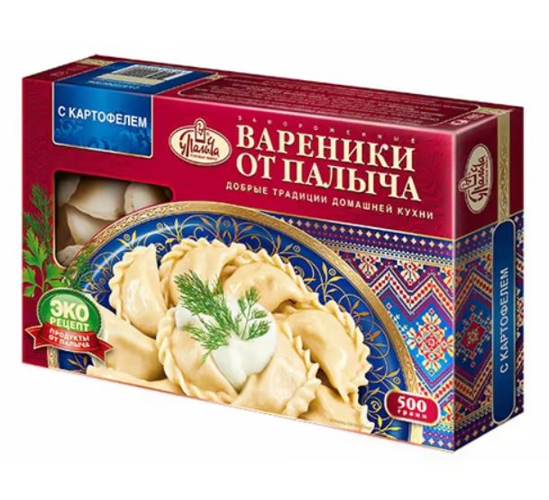 

Вареники У Палыча с картофелем замороженные 500 г
