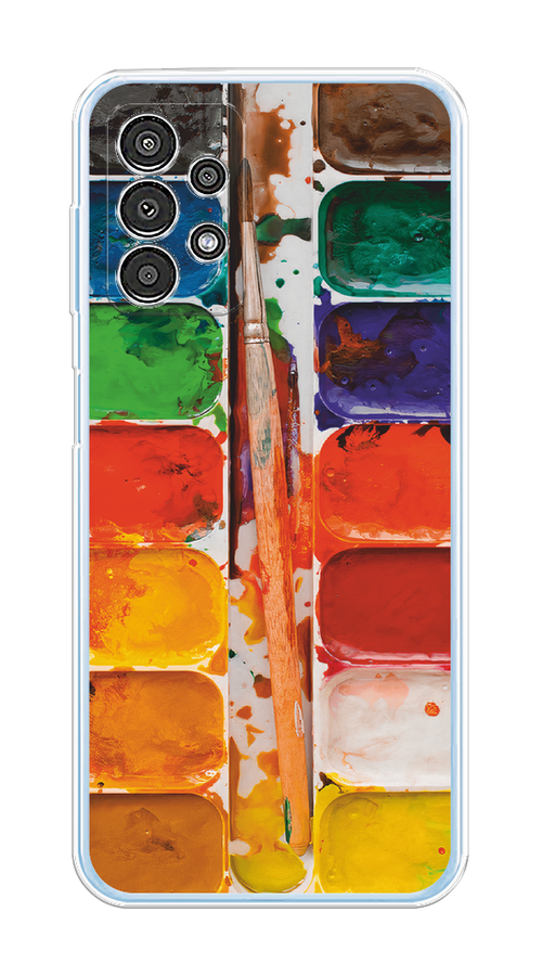 

Чехол на Samsung Galaxy A13 4G "Акварель", Красный;желтый;синий, 2104850-4