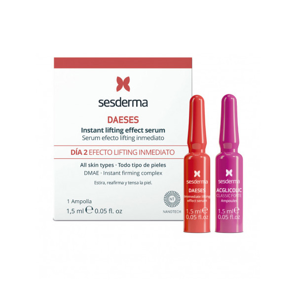 Набор SesDerma TREATMENT FLASH PEELING+FIRMING DAESES SERUM EFECT LIFT+ACGLICOLIC C FORTE