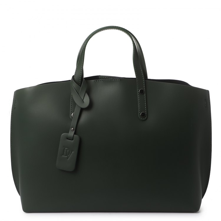 Комплект (брелок+сумка) женский Diva`s Bag M9025, темно-зеленый
