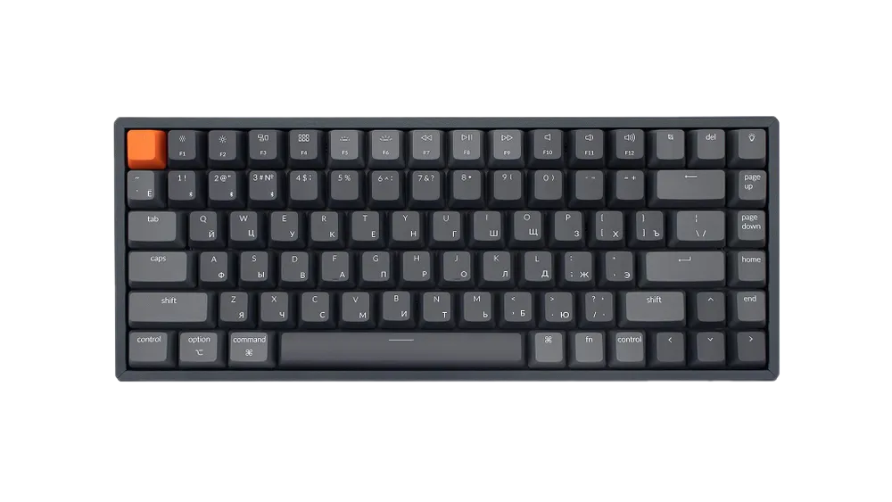 Беспроводная игровая клавиатура Keychron K2 RGB v2 серый