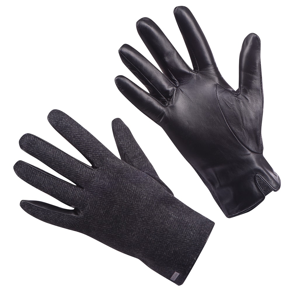 Перчатки мужские H760102-236 черные 8,5 Dr.Koffer. Цвет: черный