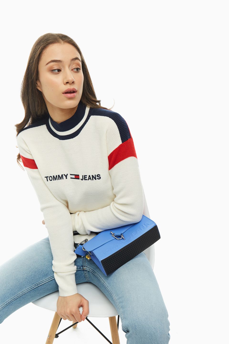 

Джемпер женский Tommy Jeans бежевый, DW0DW07624 YAP