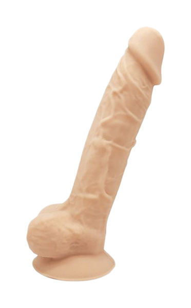 фото Телесный реалистичный фаллоимитатор dildo 9inch flesh 22,9 см dream toys