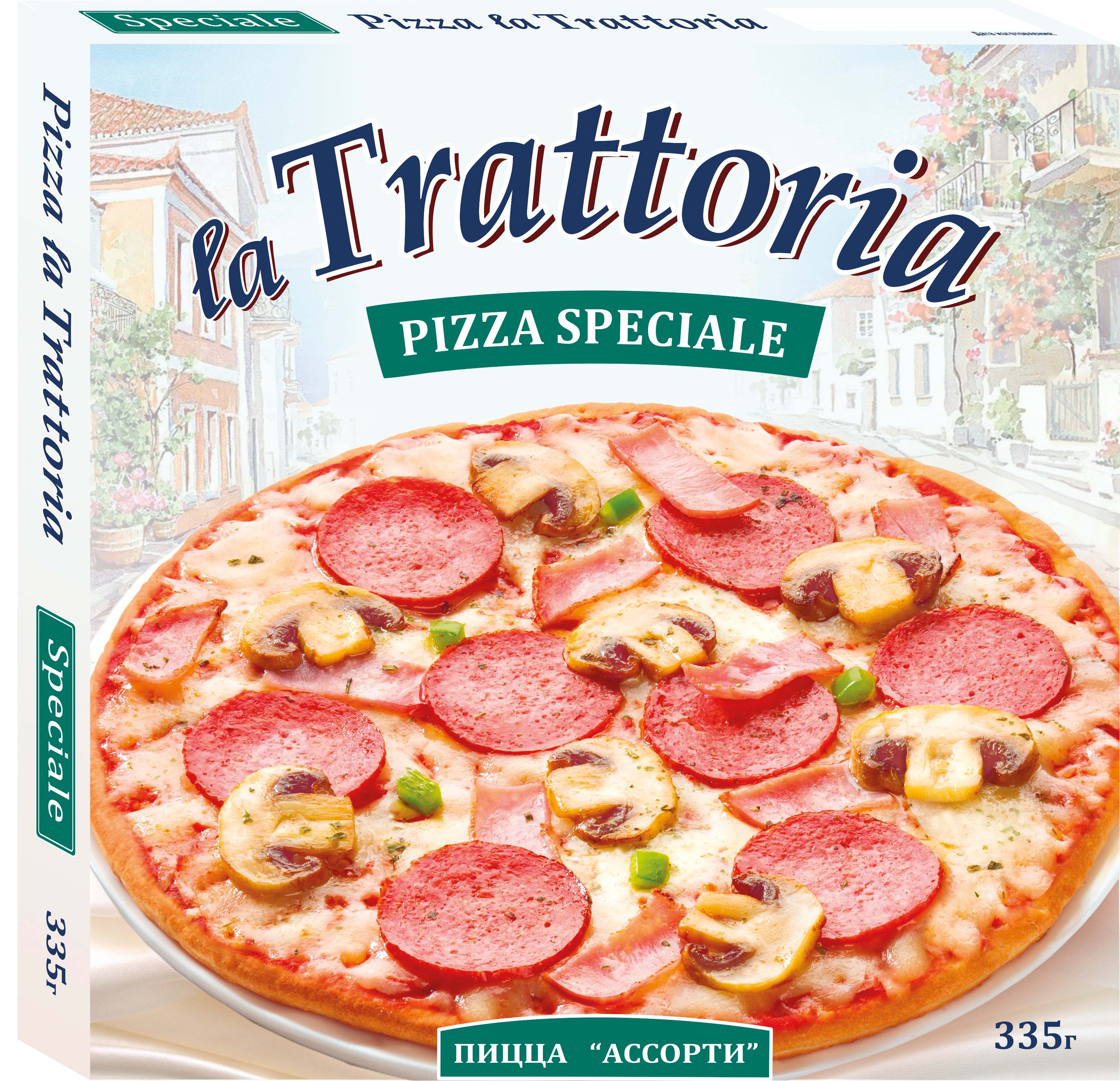 Пицца La Trattoria | ассорти, 335 г