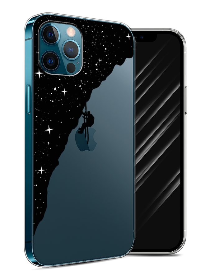 

Чехол Awog на Apple iPhone 12 Pro / Айфон 12 Pro "Скалолаз в космосе", Разноцветный, 12850-4