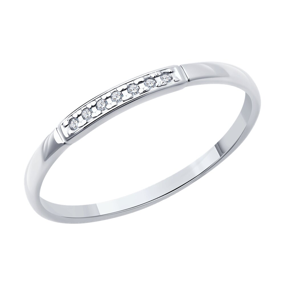

Кольцо из серебра р. 17 Diamant 94-210-02055-1, бриллиант, 94-210-02055-1