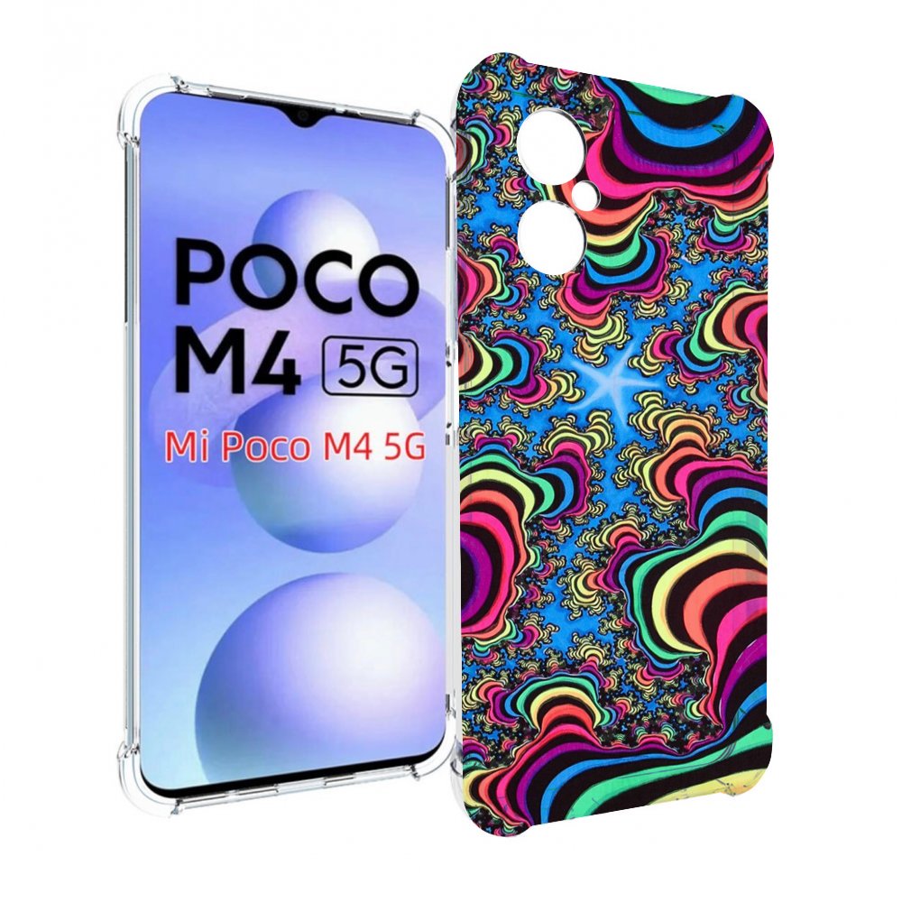 

Чехол MyPads щупальца иллюзия для Xiaomi Poco M4 5G, Прозрачный, Tocco