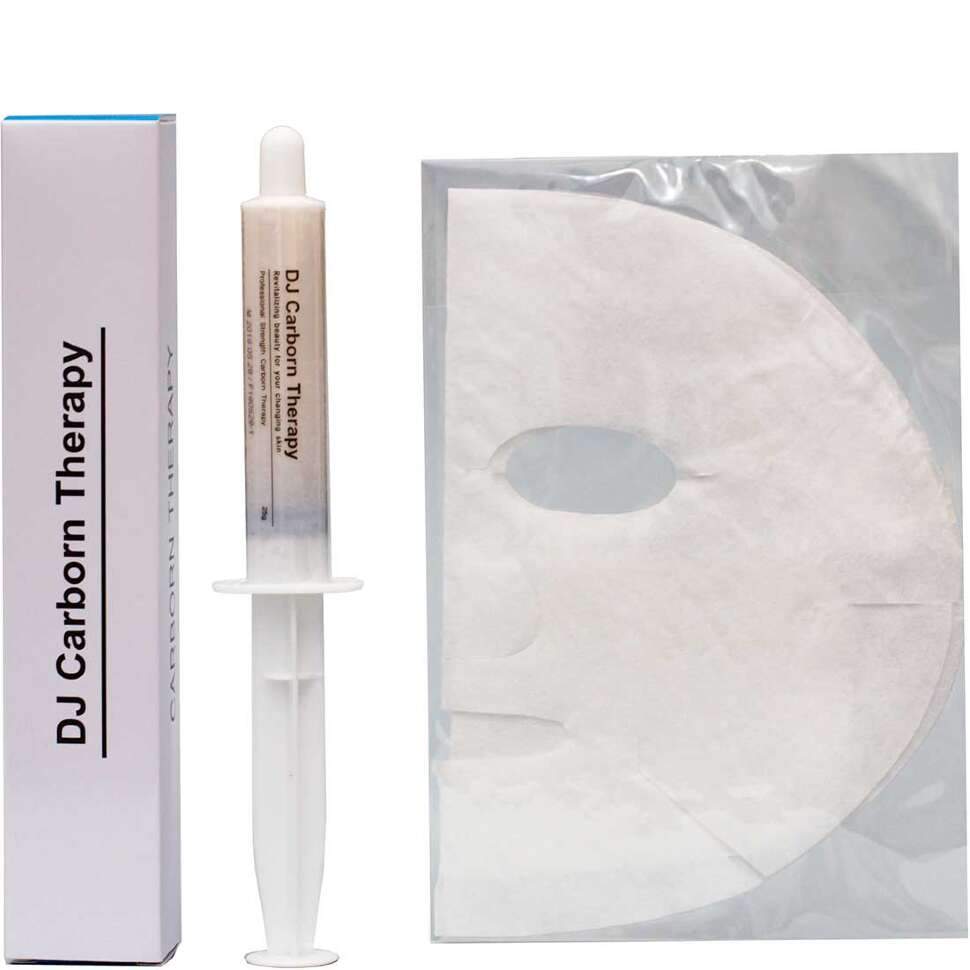 Маска DJ Carboxy Therapy для интенсивной карбокситерапии 25 мл набор омолаживающая маска для снятия отеков и осветления темных кругов под глазами