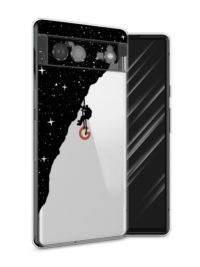 

Чехол Awog на Google Pixel 6 "Скалолаз в космосе", Разноцветный, 270850-4