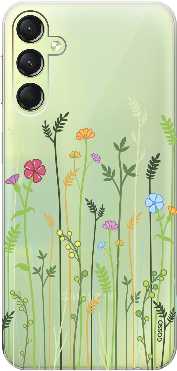 

Чехаол на Samsung Galaxy A24 "Flowers and Fern" прозрачный, Прозрачный;желтый;зеленый;розовый, 159520