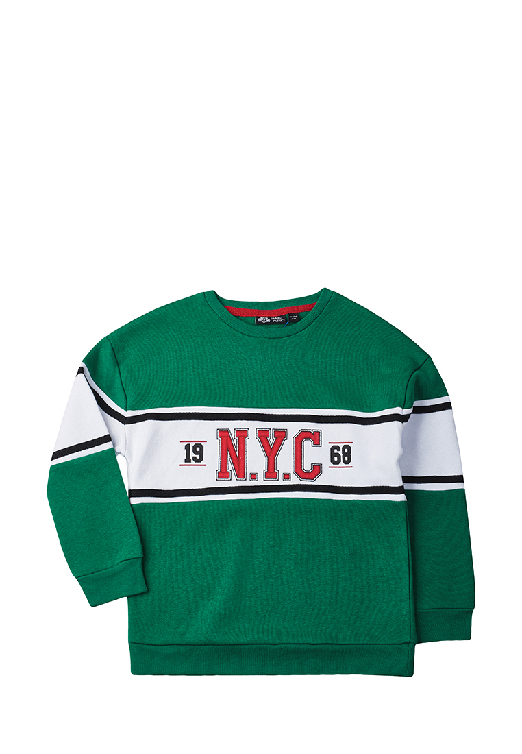 

Свитшот детский Daniele Patrici AW22C63403322, зеленый, белый, 128, AW22C63403322