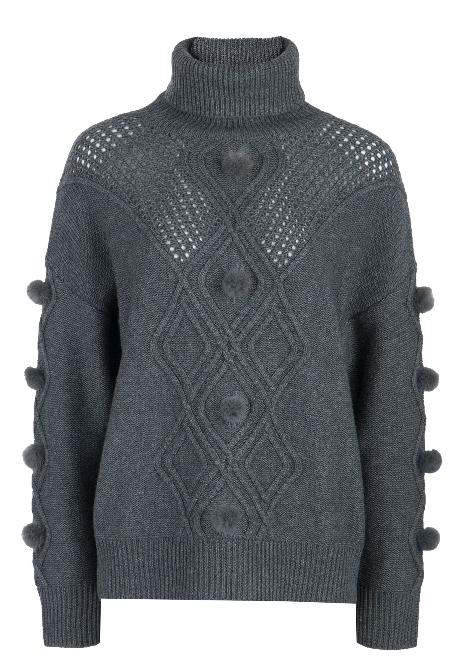 

Свитер женский MAX & MOI 108808 серый XS, 108808