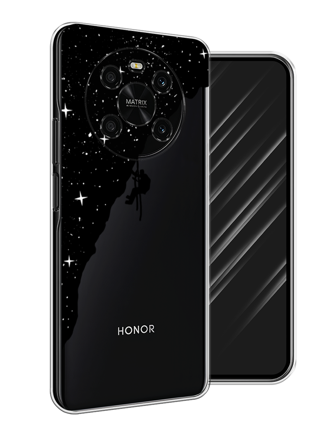 

Чехол Awog на Honor X9 4G/Magic4 Lite 4G "Скалолаз в космосе", Разноцветный, 6108150-4