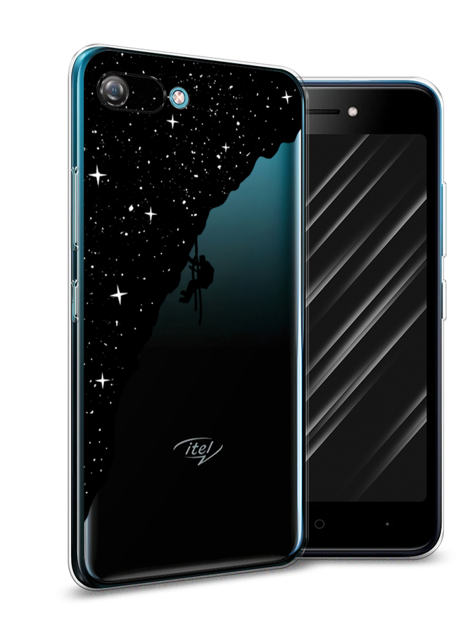 

Чехол Awog на Itel A25/A35 "Скалолаз в космосе", Разноцветный, 3200250-4
