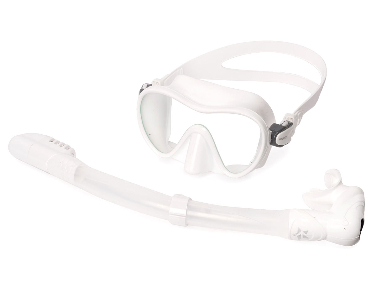 

Комплект Сарган Агидель белый (маска+трубка)