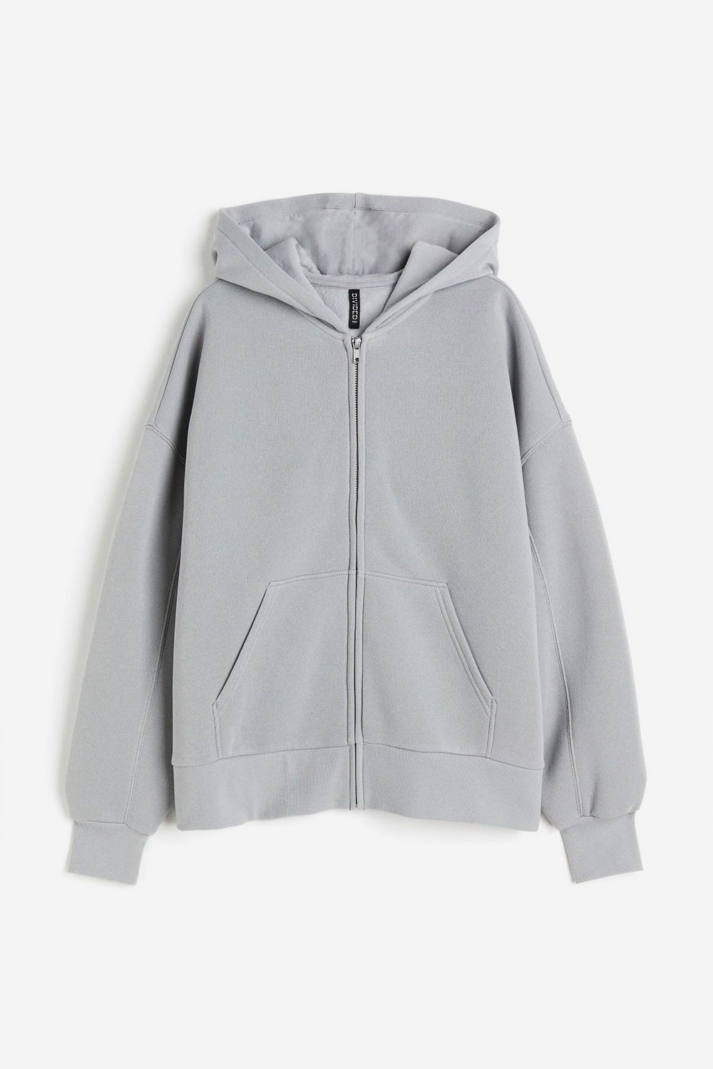 

Толстовка женская H&M 1207453 серая S, Серый, 1207453