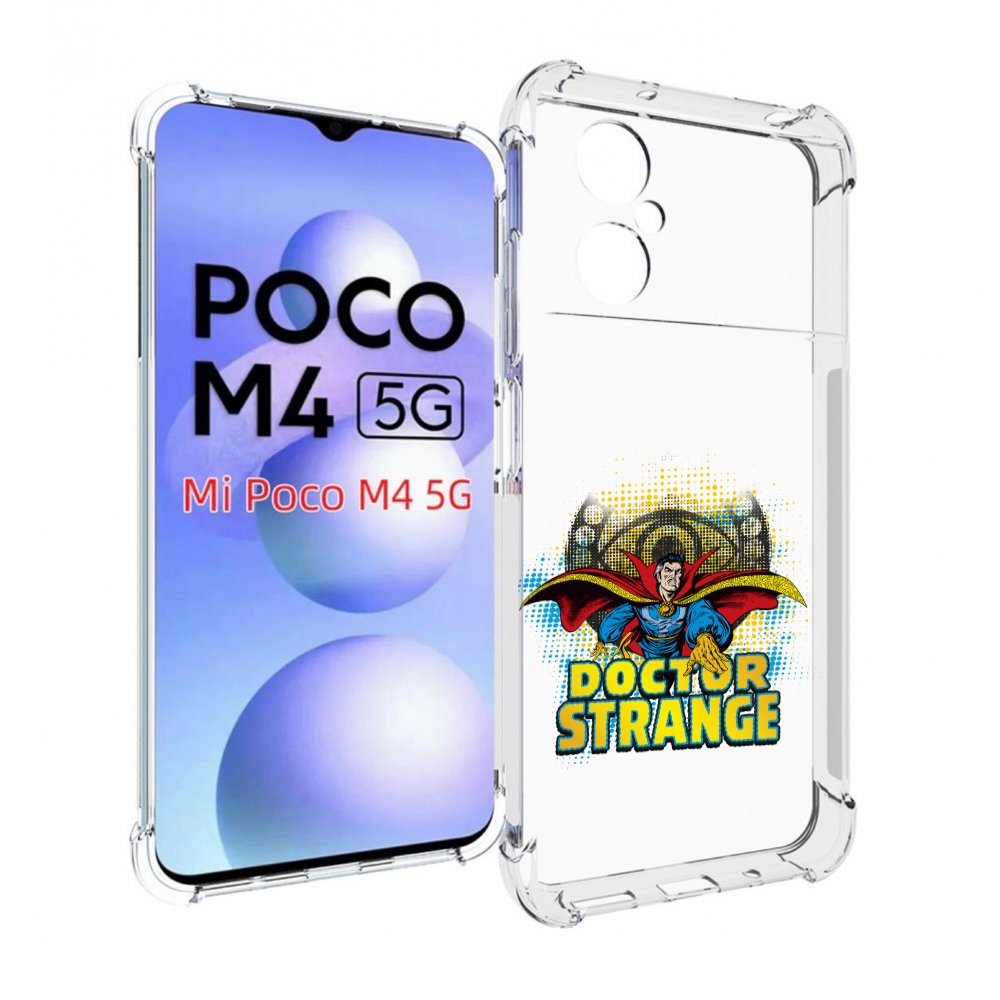 

Чехол MyPads доктор стренж рисунок для Xiaomi Poco M4 5G, Прозрачный, Tocco