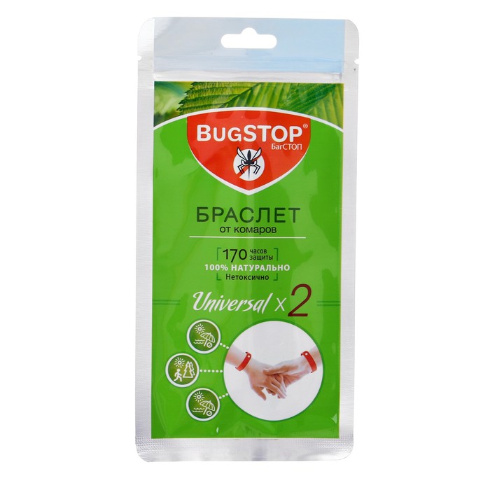 

Браслет от комаров BugSTOP UNIVERSAL