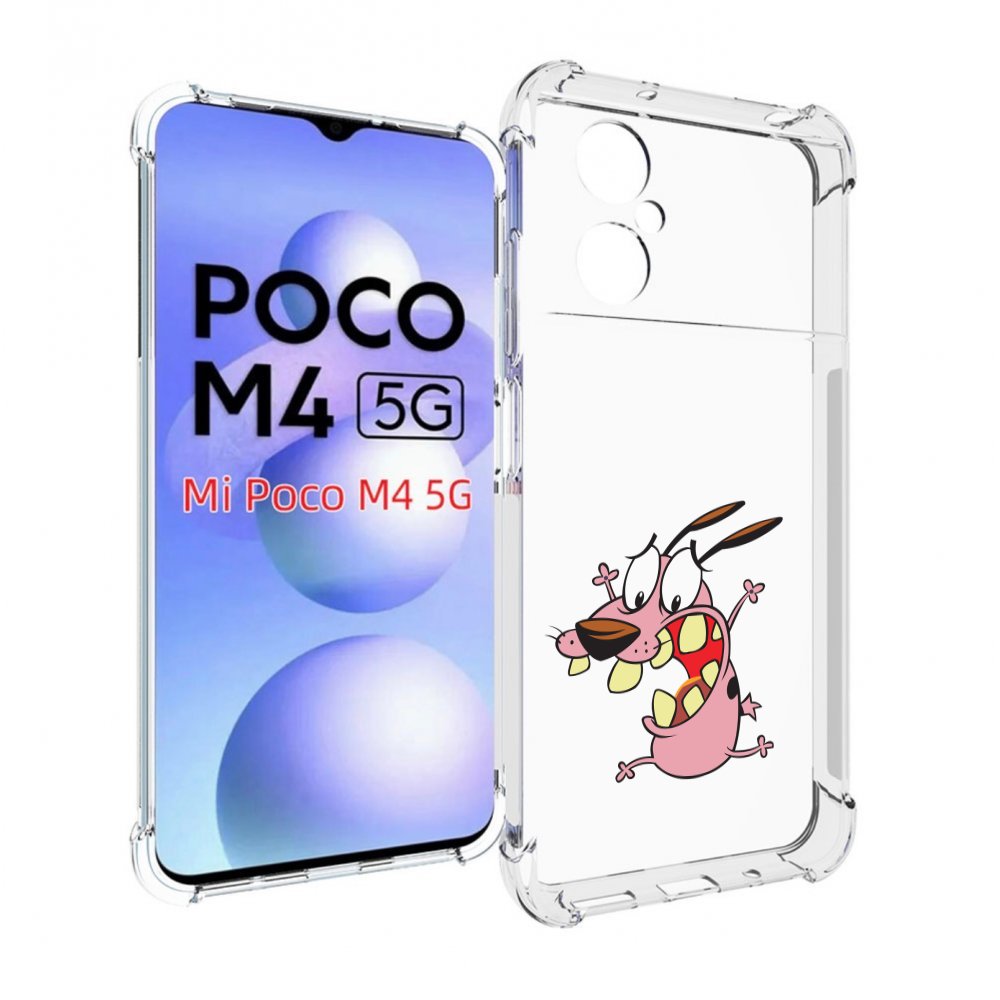 

Чехол MyPads зубастый бобик для Xiaomi Poco M4 5G, Прозрачный, Tocco