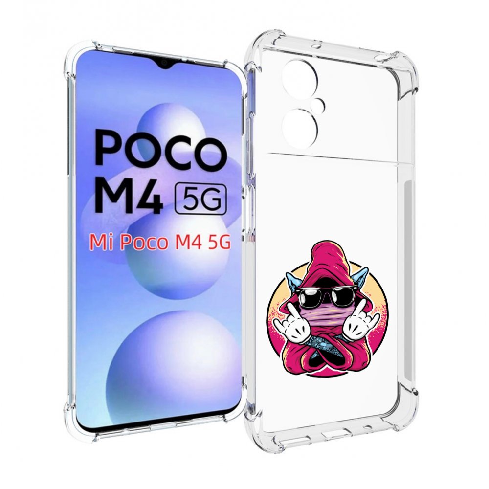 

Чехол MyPads йоу для Xiaomi Poco M4 5G, Прозрачный, Tocco