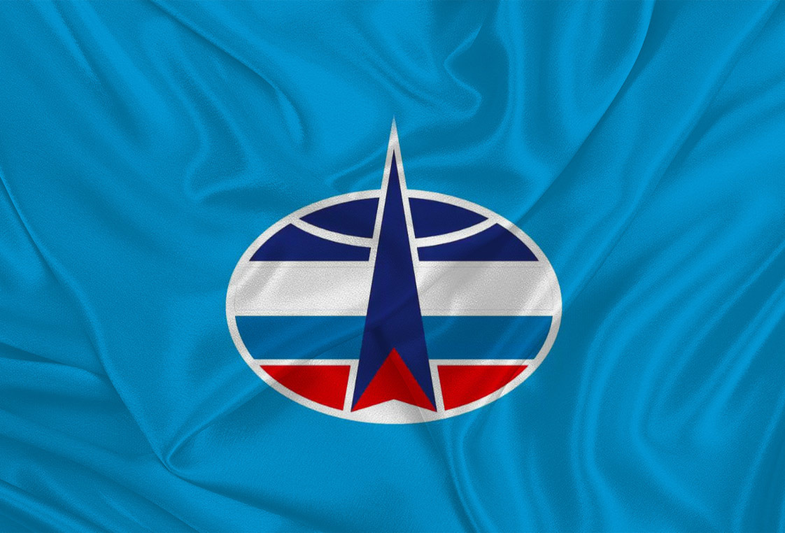 фото Флаг космических войск 50х80 (космические войска / 50х80) atributica.