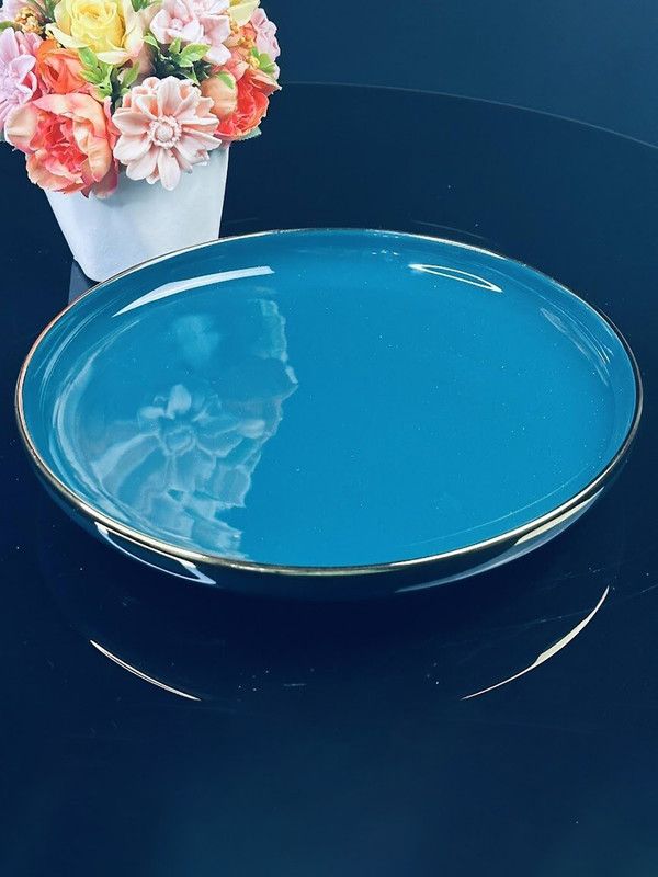 

Тарелка сервировочная Lenardi Multicolor фарфор 27см 122-059