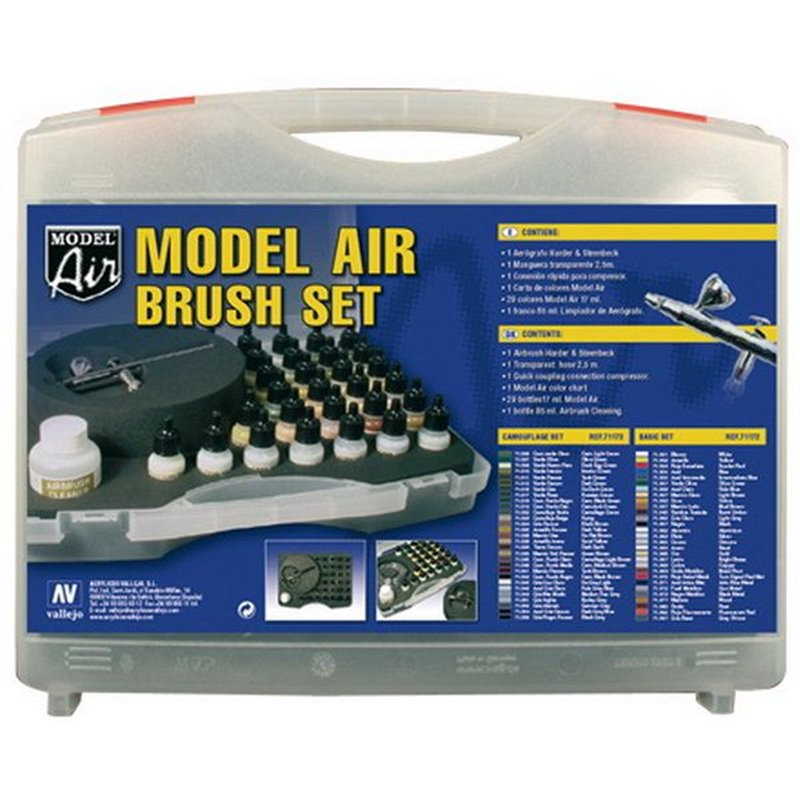 

V-71172 Набор Аэрографический Model Air 29цв. аэрограф