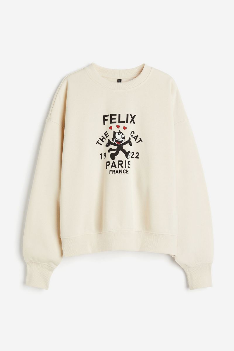 

Свитшот женский H&M 1198281 бежевый S, 1198281