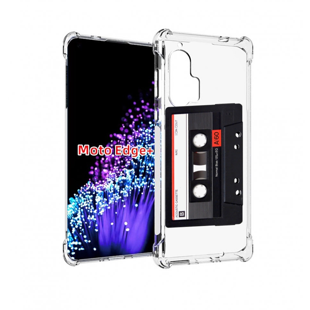 

Чехол MyPads касета для Motorola Edge+ Plus, Прозрачный, Tocco