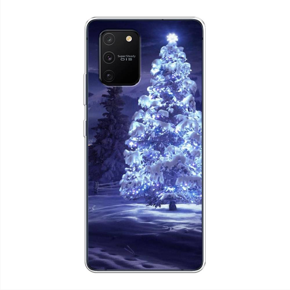 

Чехол для Samsung Galaxy A91/S10 Lite "Зима 4", Синий;черный;белый, 29950-2