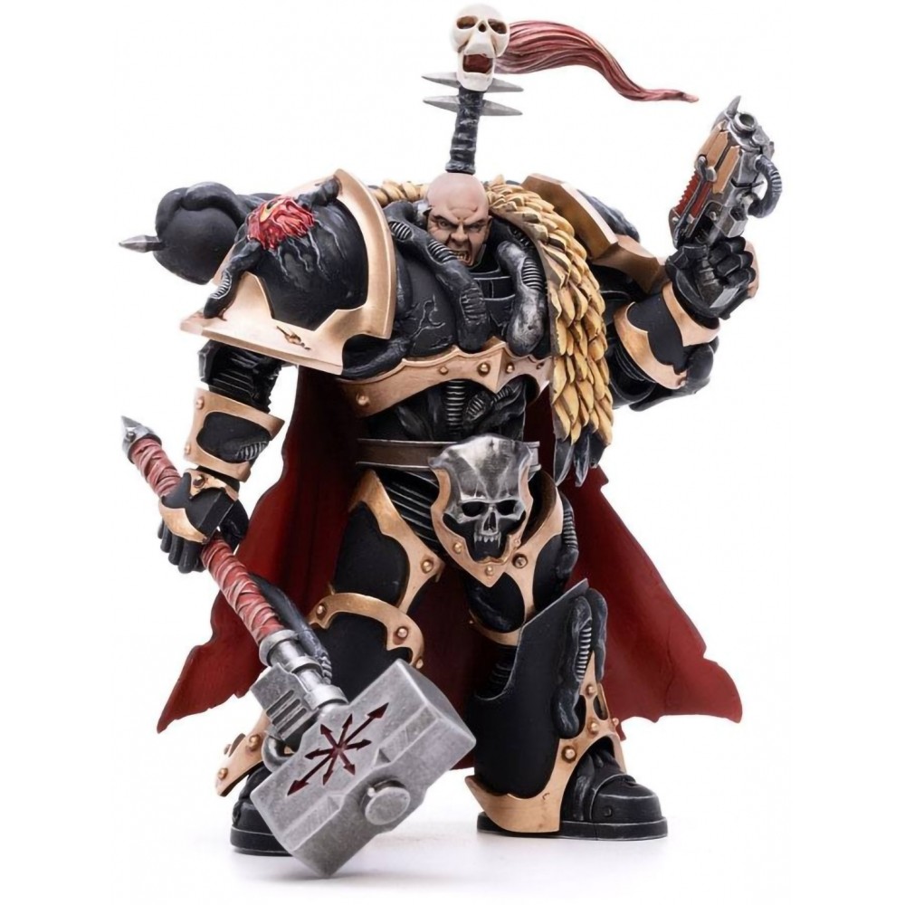 Фигурка JoyToy Warhammer 40K Chaos Space Marine Black Legion Chaos Lord Khalos the Ravager