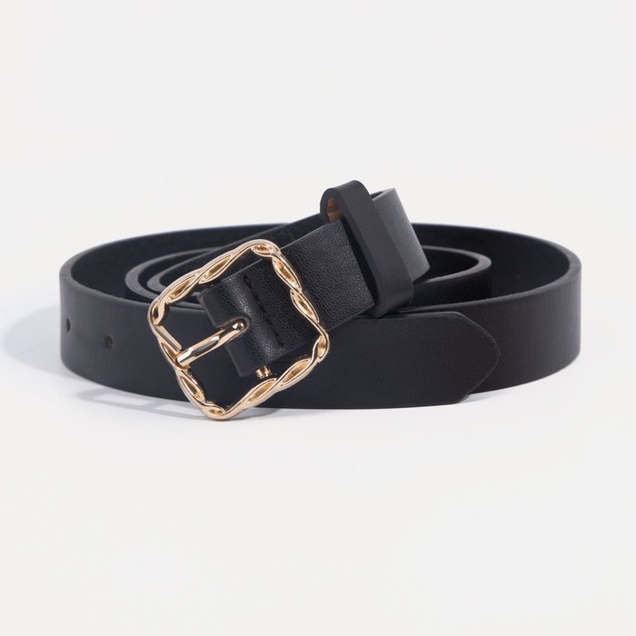 

Ремень женский NoBrand 9163799 чёрный, 105 см, Черный, 9163799