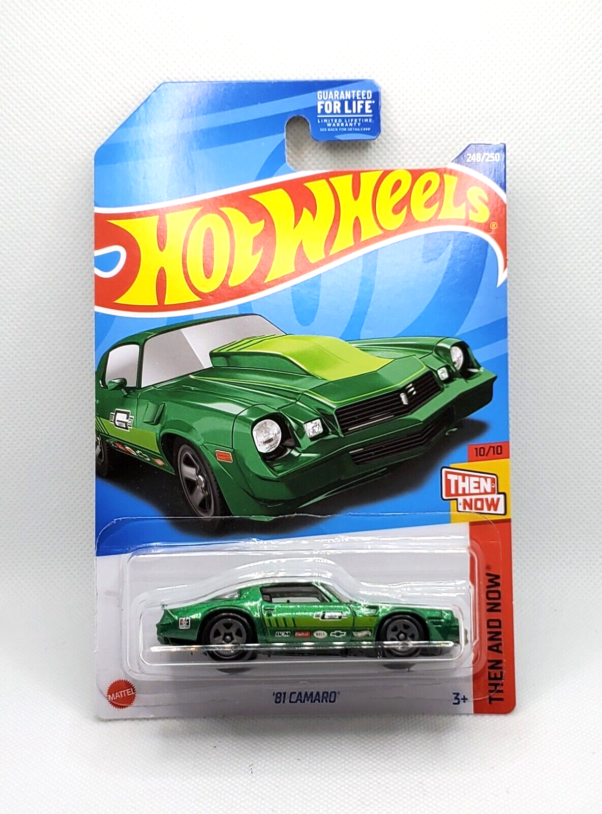 

Машинка Hot Wheels Хот Вилс 248250 81 CAMARO, HCV81-R521, Зеленый