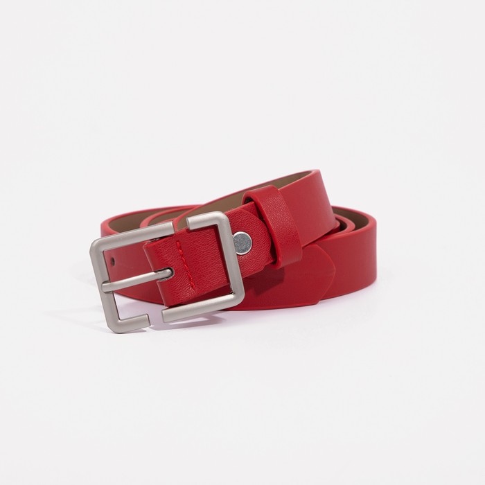 

Ремень женский NoBrand 9345269 красный, 115 см, 9345269