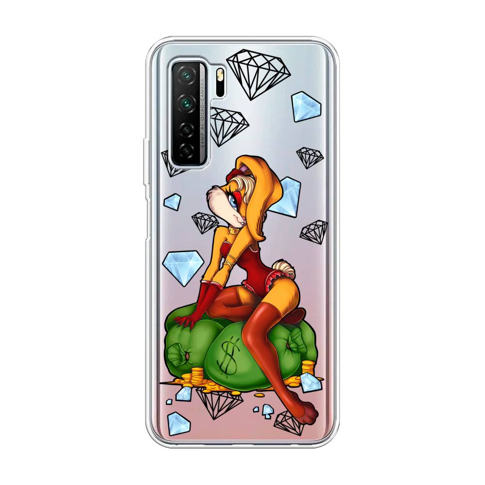 

Чехол на Huawei P40 Lite 5G/Nova 7 SE/Honor 30S Global "Лола Банни с бриллиантами", Красный;оранжевый;зеленый, 6103050-6