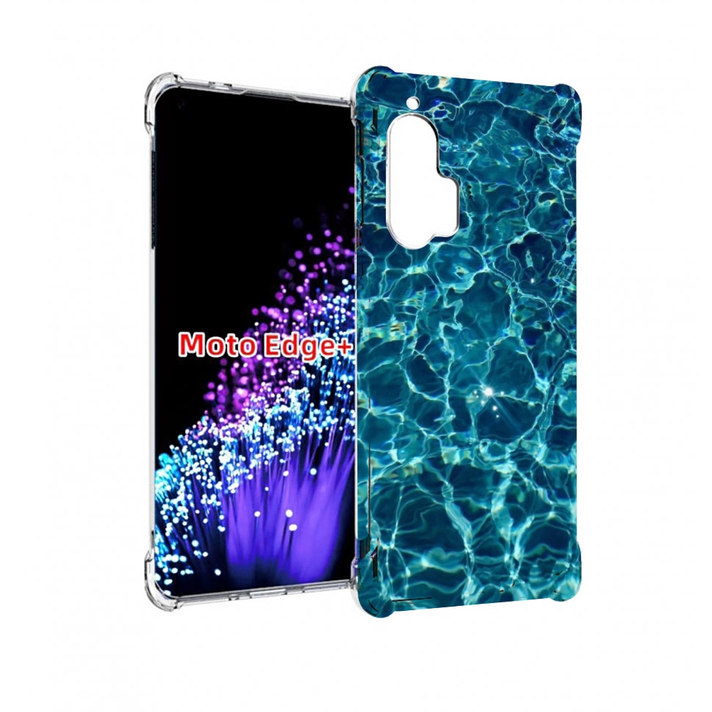 

Чехол MyPads красивая голубая вода для Motorola Edge+ Plus, Прозрачный, Tocco