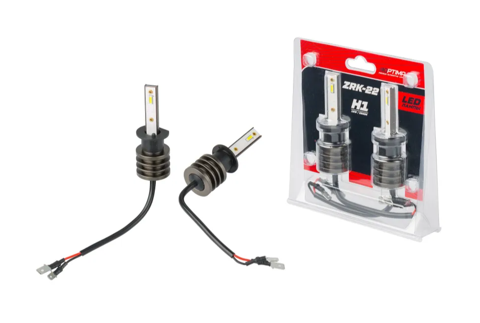 

Светодиодные лампы Optima LED ZRK-22 H1 5500K (2шт.), ZRK-22
