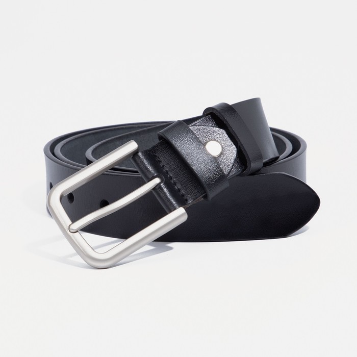 

Ремень женский NoBrand 9163752 чёрный, 110 см, Черный, 9163752