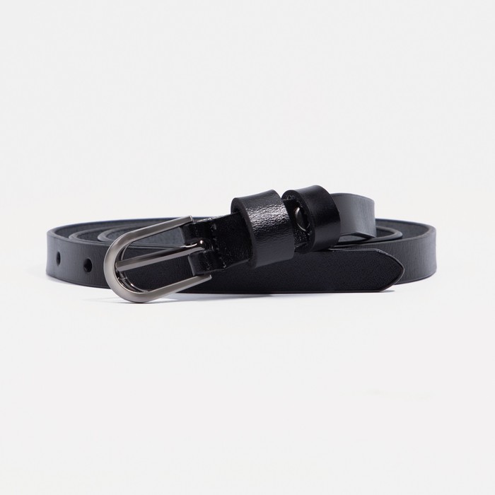 

Ремень женский NoBrand 9163707 чёрный, 110 см, Черный, 9163707